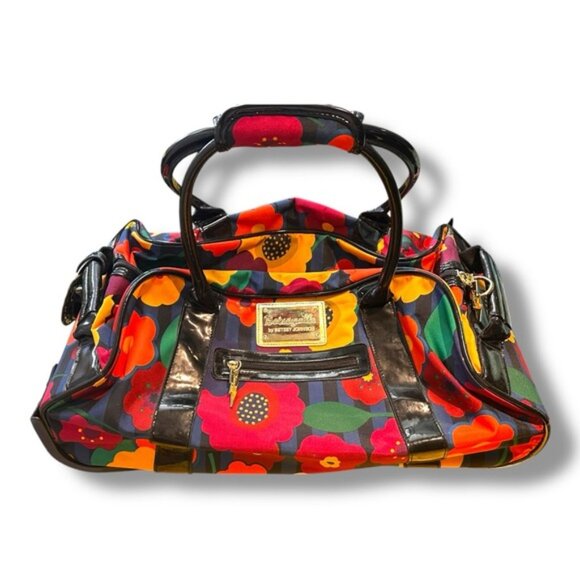 Women’s Betsey Johnson Jewel Floral Wheeled Weekender Bag - Picture 6 of 15
